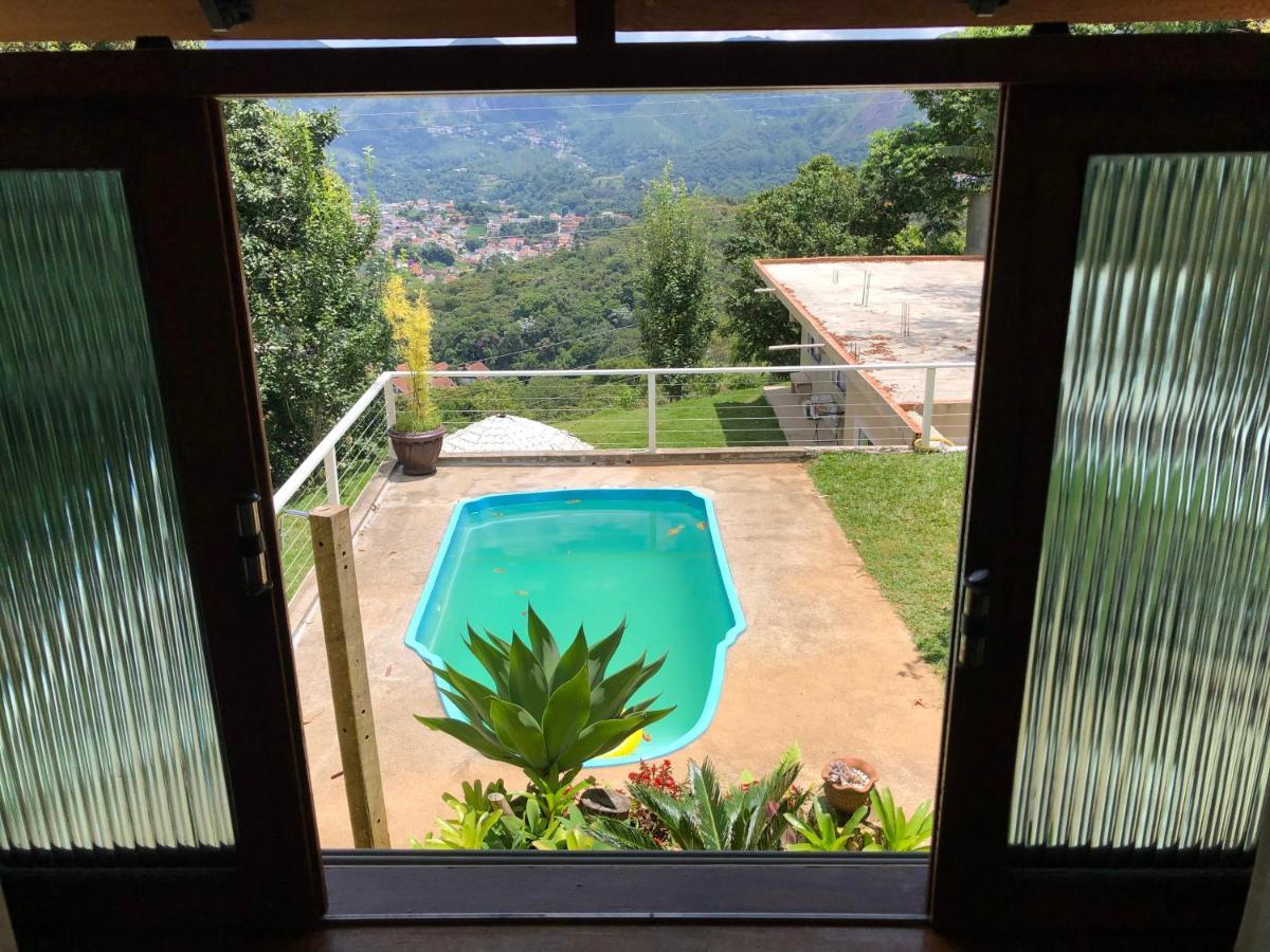 ノバ・フリブルゴ Casa Aconchegante Com Linda Vista A 5 Min Do Centroヴィラ エクステリア 写真
